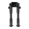 Dwójnóg UTG Shooter's SWAT Bipod Rubber Feet 6,2 - 6,7 Picatinny, czarny